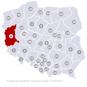 Okręg wyborczy nr 8 (Zielona Góra, lubuskie) - wybory 2015