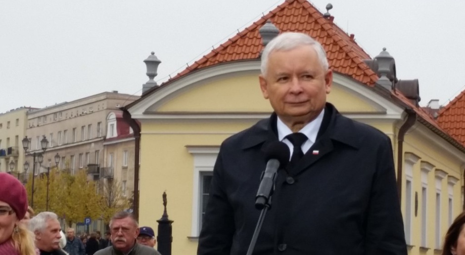 Jarosław Kaczyński w Białymstoku: Wypierali się, a potem to wszystko realizowali