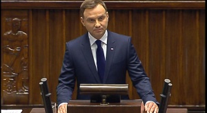 Prezydent Andrzej Duda w Sejmie apeluje o współpracę