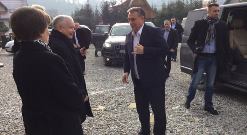 Nieoficjalne spotkanie Jarosława Kaczyńskiego z Victorem Orbanem