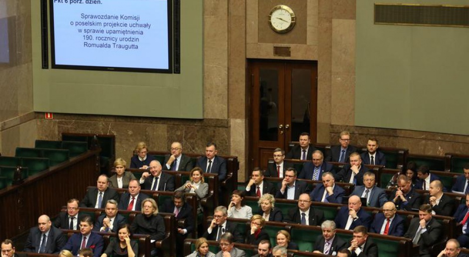 Sejm upamiętnił 190. rocznicę urodzin Romualda Traugutta