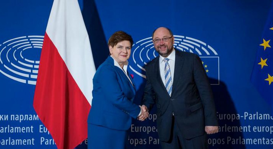 Premier Beata Szydło spotkała się z przewodniczącym PE