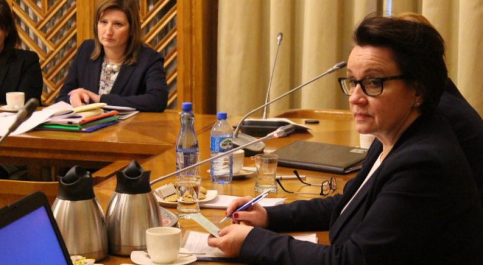 Minister Zalewska rozmawiała o nowelizacji Karty Nauczyciela