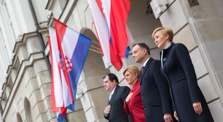 Prezydenci Polski i Chorwacji rozmawiali o migracji i gospodarce