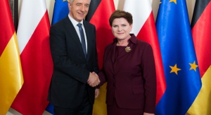 Przewodniczący Bundesratu w Polsce. Spotkał się m.in. z premier Beatą Szydłą