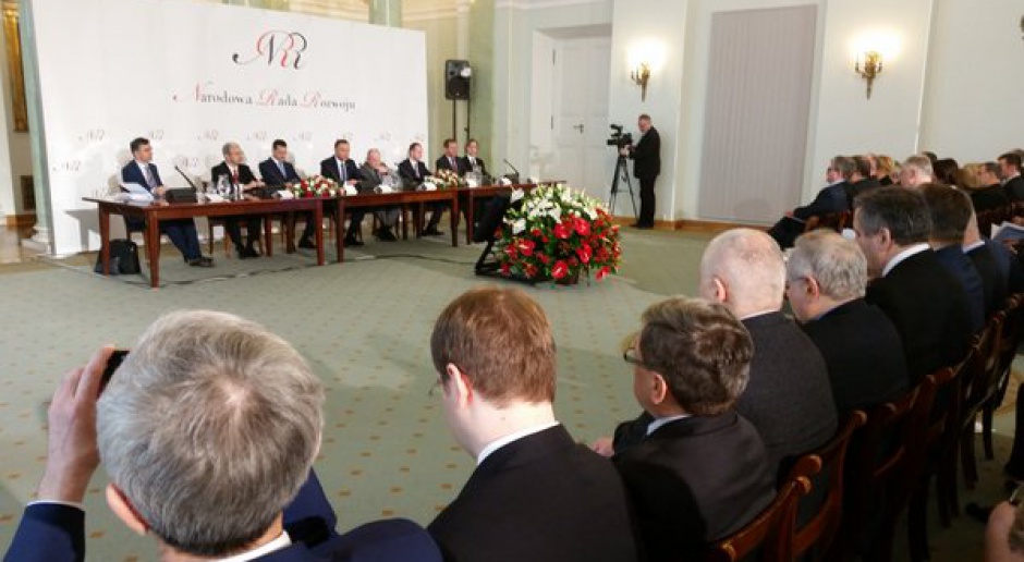 Inauguracji sesji Narodowej Rady Rozwoju. Prezydent ocenia plan Morawieckiego