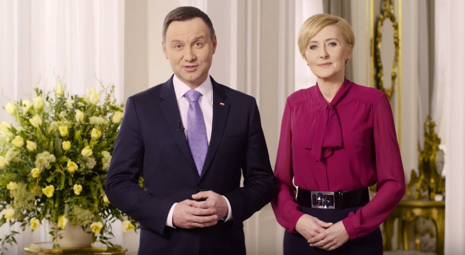 Para prezydencka złożyła Polakom życzenia wielkanocne