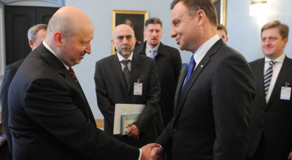 Andrzej Duda spotkał się z przedstawicielem Ukrainy. Rozmawiali o rządzie w Kijowie