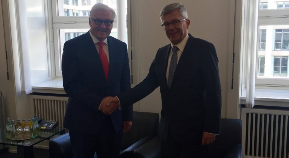 Karczewski spotkał się z szefem niemieckiej dyplomacji. Rozmawiali o migracji
