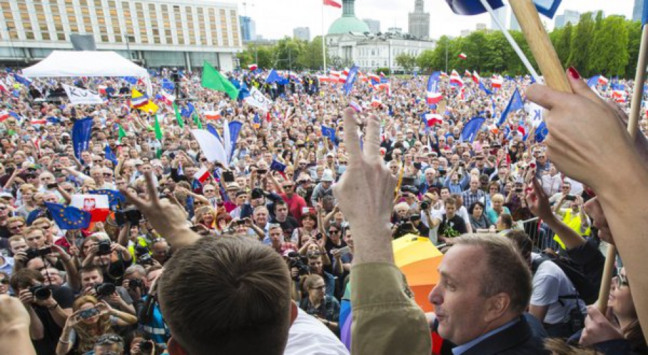 PO: To największa manifestacja w wolnej Polsce
