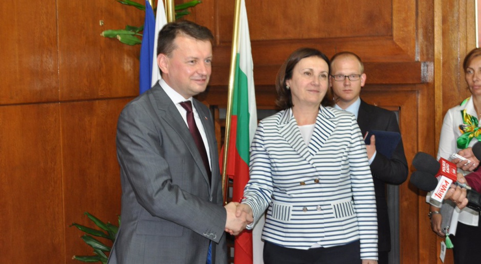 Błaszczak deklaruje zwiększenie wsparcia na bułgarskich granicach