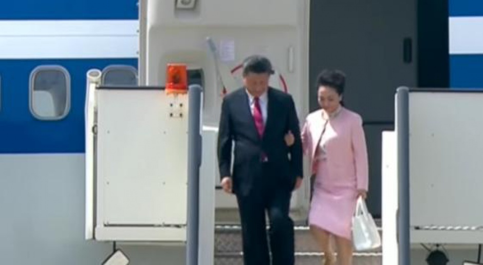 Prezydent Chin z małżonką w Polsce