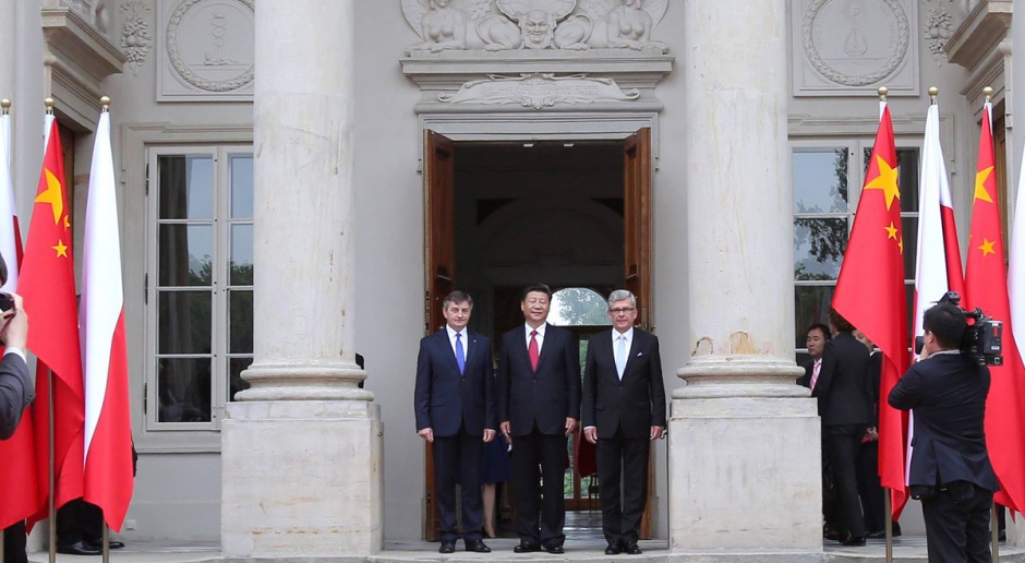 Prezydent Chin spotkał się z marszałkami Sejmu i Senatu