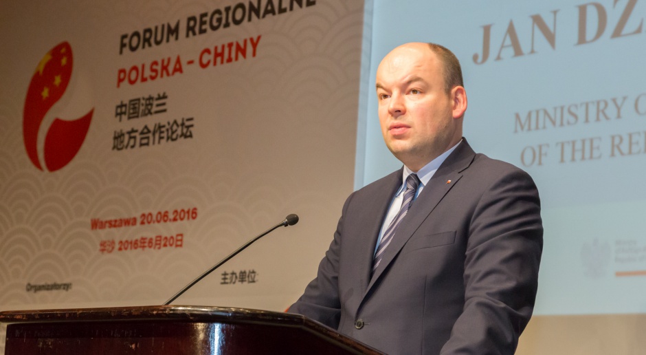 MSZ: Polskie samorządy docenią współpracę z chińskimi partnerami