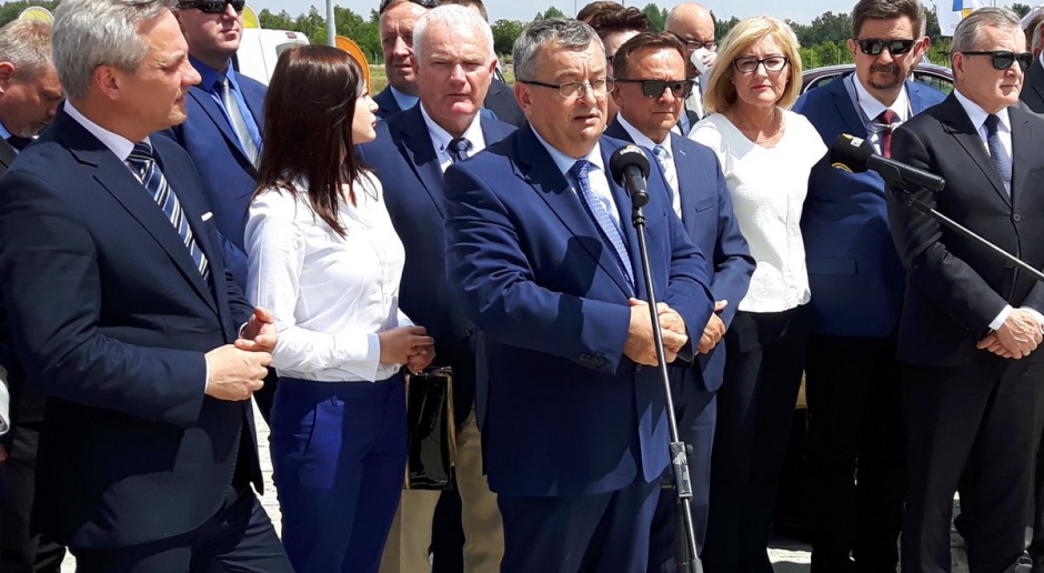 Gliński: Nowy odcinek A1 ma ogromne znaczenie dla Łodzi i Polski