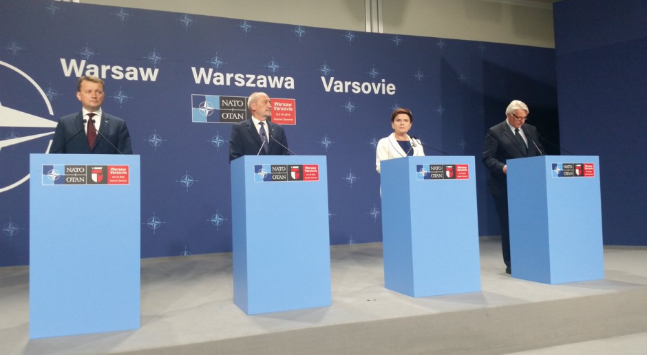 Waszczykowski, Szydło, Błaszczak i Macierewicz podsumowują szczyt NATO