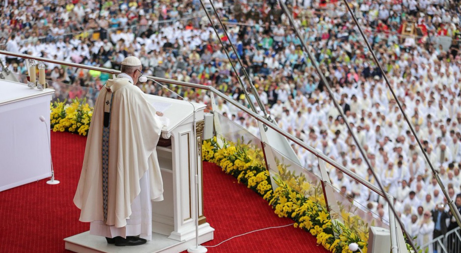 Zakończyła się msza z udziałem papieża Franciszka