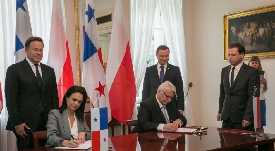 Spotkanie szefów dyplomacji Polski i Panamy