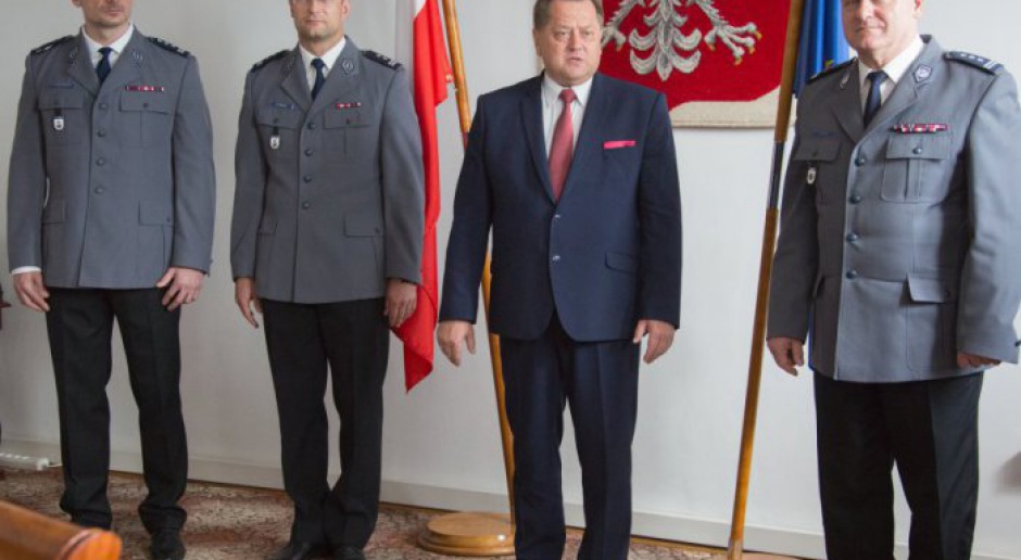 Wiceminister Jarosław Zieliński nagrodził policjantów CBŚP