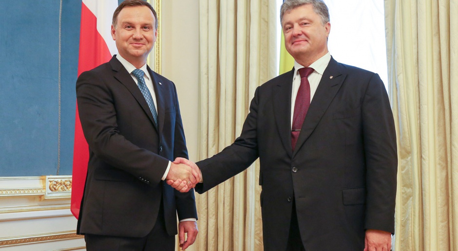 Andrzej Duda i Petro Poroszenko deklarują dalszą współpracę