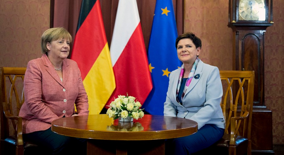V4. Spotkanie Merkel - Szydło. Tematami rozmowy były Brexit, UE i Ukraina