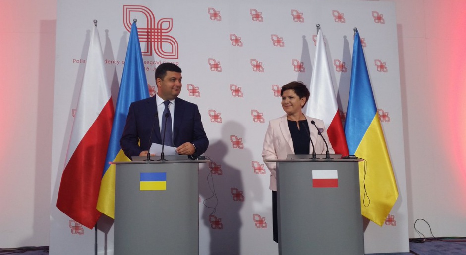 Szydło: Polska chce być ambasadorem Ukrainy na arenie UE