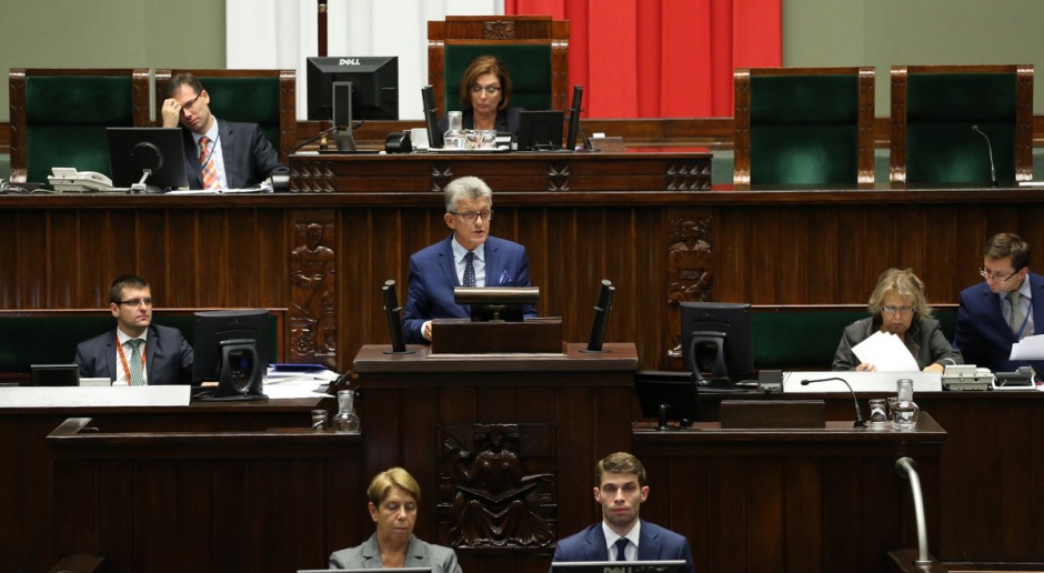 W Sejmie debata nad projektem ustawy o statusie sędziów TK