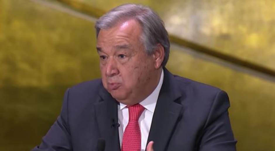 Antonio Guterres - przyszły sekretarz generalny ONZ