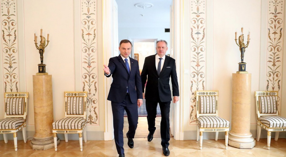 Prezydenci Polski i Słowacji spotkali się w Warszawie