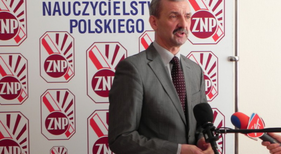 Kaczyński o szefie ZNP, Sławomirze Broniarzu: wyraźnie zaangażowany politycznie