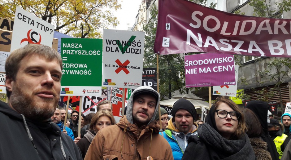 Marsz przeciwko CETA przeszedł ulicami Warszawy 