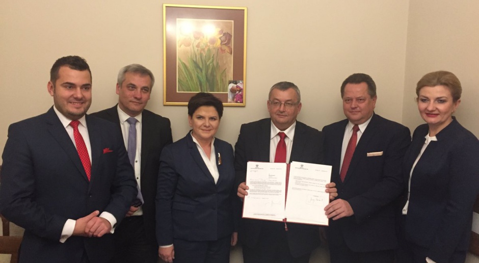 Premier o umowie na realizację Via Baltica przez Łomżę 
