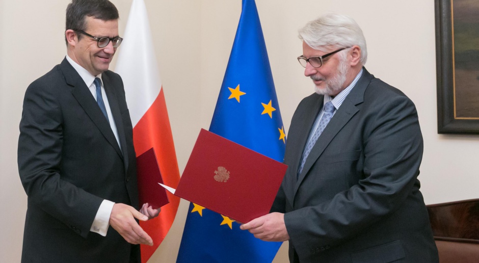 Szef MSZ wręczył nominacje ambasadorom Polski w USA i na Węgrzech