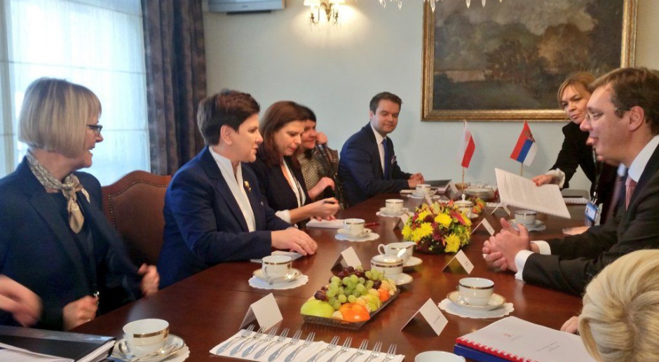 Premier Beata Szydło rozmawiała z premierami Chin, Łotwy i Serbii