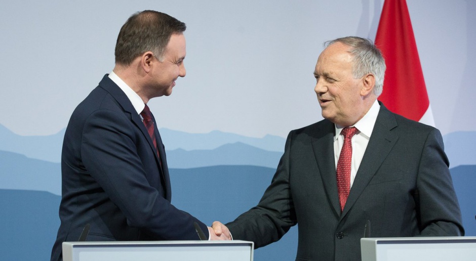 Prezydenci Polski i Szwajcarii o współpracy ws. kursu franka