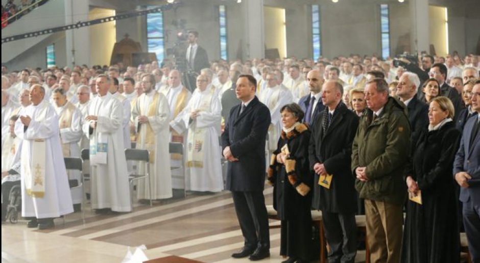 Sanktuarium Bożego Miłosierdzia: Prezydent na uroczystości w Łagiewnikach