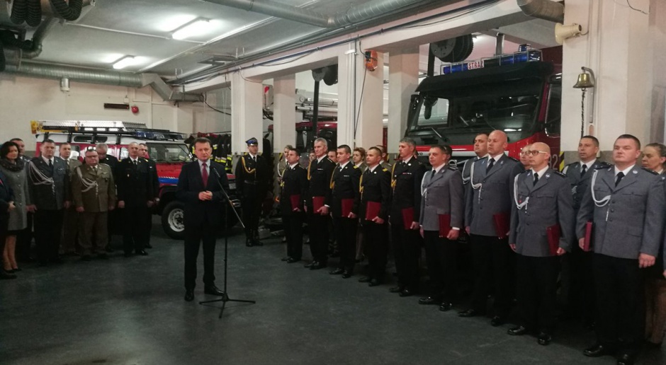 MSWiA: Błaszczak pogratulował Straży Pożarnej i GOPR. &quot;Umacniacie etos służb&quot;