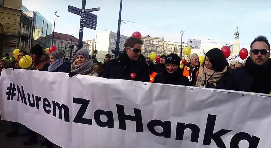 Łódź: Posłowie PO na marszu bronią prezydent Zdanowskiej. &quot;To nie wiec polityczny&quot;