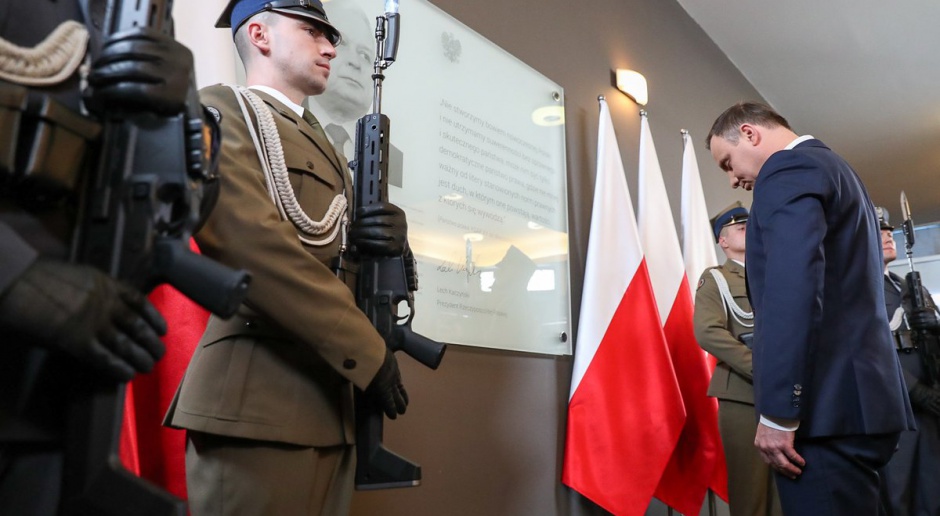 Prezydent: Służba Polsce była treścią życia prezydenta Lecha Kaczyńskiego