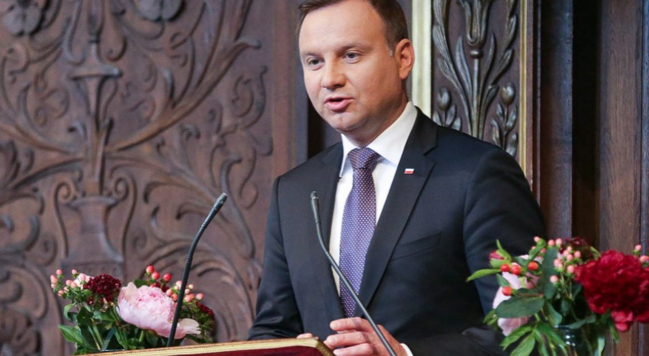 Andrzej Duda odebrał tytuł honorowego obywatela Wolbromia