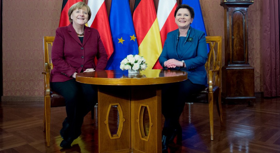 Beata Szydło i Angela Merkel w Warszawie o współpracy Polski i Niemiec w UE 