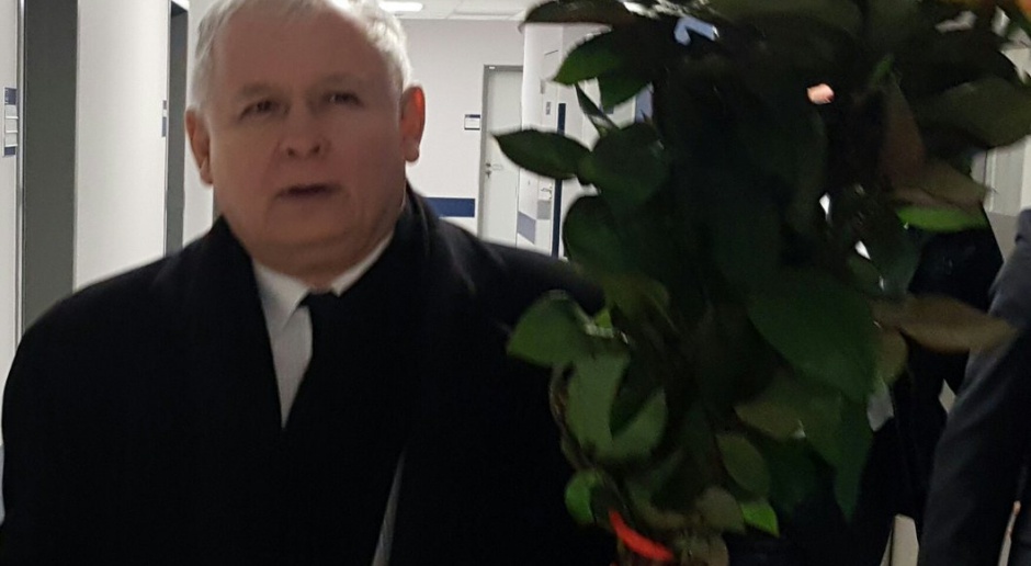 Jarosław Kaczyński odwiedził premier w szpitalu