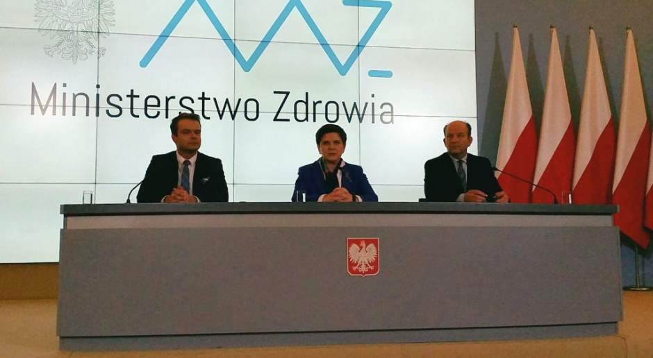 Beata Szydło: Rząd przyjął projekt dotyczący utworzenia tzw. sieci szpitali 