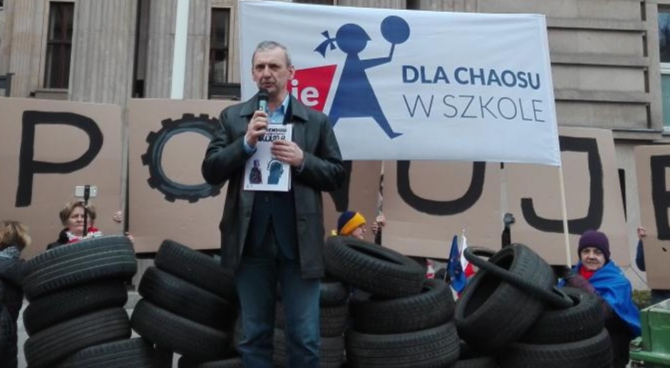 Reforma edukacji: Strajk szkolny w całej Polsce