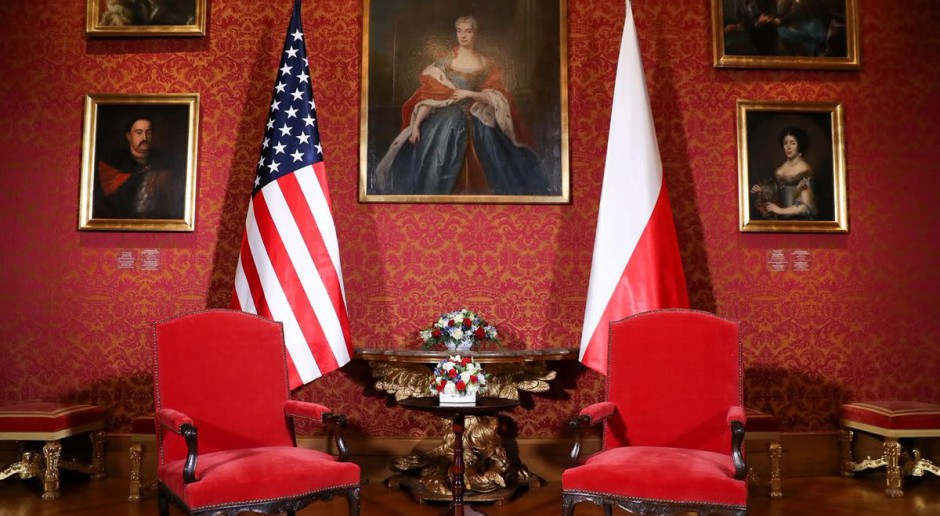 Donald Trump wyruszył na spotkanie z Andrzejem Dudą