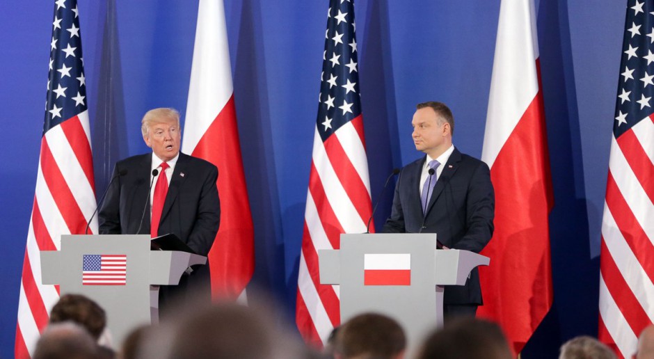 Donald Trump: Stany Zjednoczone i Polska razem przeciwko działaniom Rosji