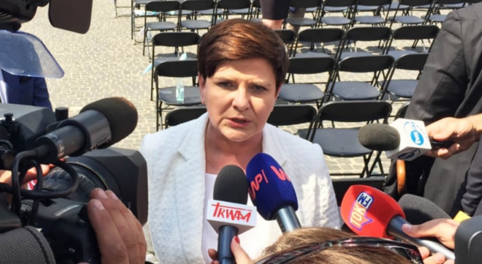 Beata Szydło: Wizyta Donalda Trumpa w Polsce to pierwszy krok w relacjach