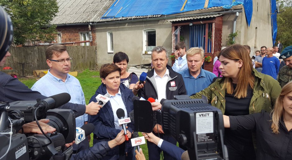Beata Szydło: Zostanie wydany aneks do rozporządzenia dot. odbudowy domów po nawałnicach