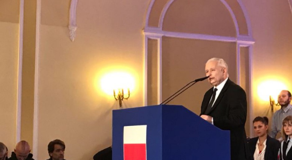 Jarosław Kaczyński na konwencji Solidarnej Polski &quot;Musimy zbudować sprawne i silne państwo&quot; 