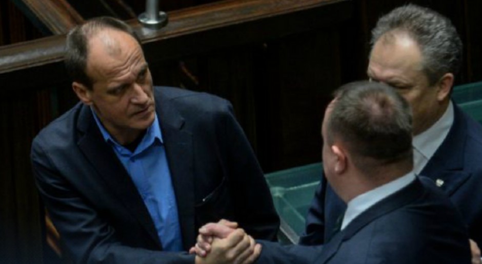 Kukiz oskarżył PO-PiS o zawłaszczanie kraju przez nowe pomysły na ordynację do Sejmu i Senatu